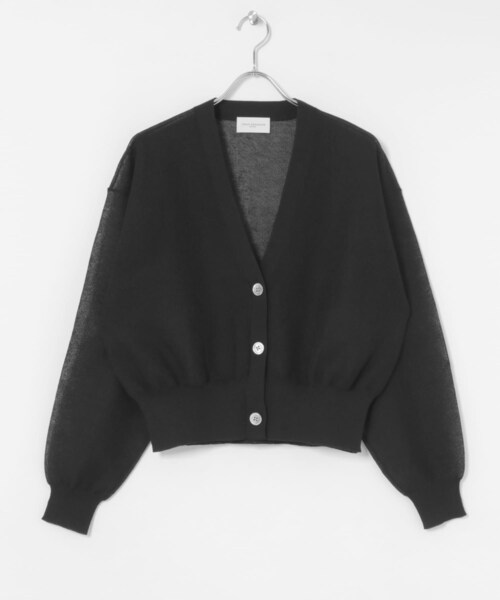 URBAN RESEARCH（アーバンリサーチ）の「new basic　リネン混スポンディッシュニットカーディガン（カーディガン/ボレロ・レディース・GRAY/LIME/BLACK・FREE）」の15枚目の写真