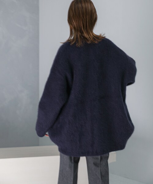 URBAN RESEARCH ROSSO（アーバンリサーチロッソ）の「『別注』ELENDEEK×ROSSO　CN RACCOON MIX WCD（カーディガン/ボレロ・レディース・D.MIX/L.MIX・1/2）」の18枚目の写真