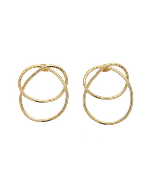 RESEXXY（リゼクシー）の「ダブルツイストピアス（ピアス（両耳用）・レディース・ゴールド/シルバー・F）」の3枚目の写真