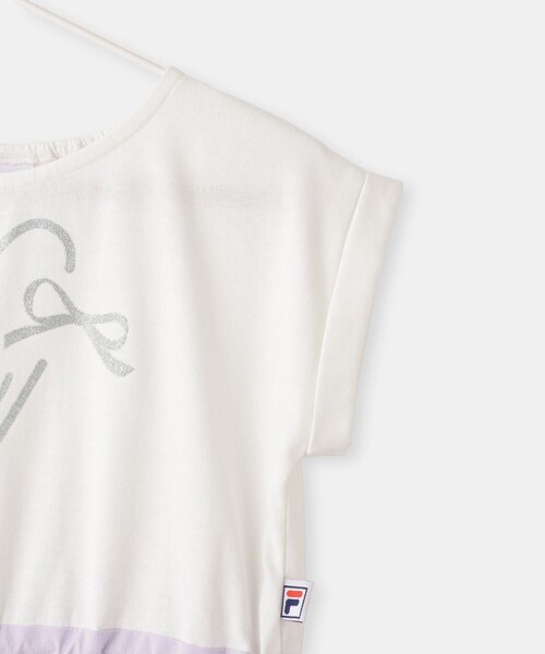 ROPE' PICNIC(ロペピクニック)の「【KIDS/キッズ】【FILA/フィラ別注】ドッキングバルーンワンピース(ワンピース・キッズ・グレー/ラベンダー系・130/140/150)」の11枚目の写真