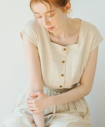 Crisp | ナチュラルフレンチブラウス[c1R3022](シャツ/ブラウス)