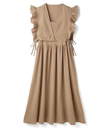 GRL | フリルリボンショート丈トップスXキャミワンピースセットアップ(ワンピース)