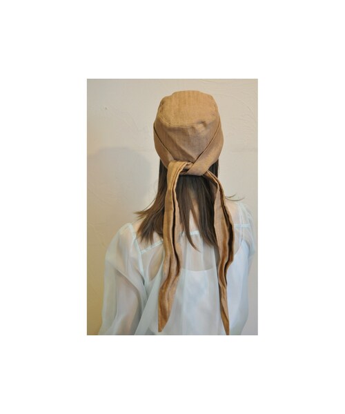 --（--）の「アニカ（ハット・レディース・ブラック/ベージュ・one）」の2枚目の写真