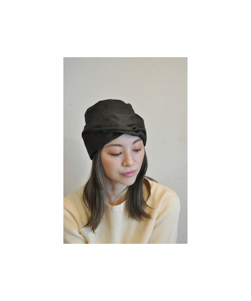 --（--）の「アニカ（ハット・レディース・ブラック/ベージュ・one）」の3枚目の写真
