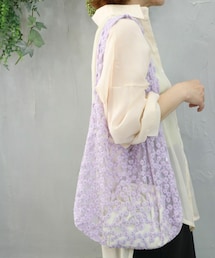 Sheson | フラワー刺繍シアーバッグ(エコバッグ/サブバッグ)