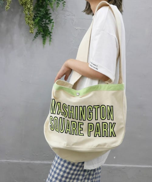 Sheson（シーズン）の「キャンバスロゴビッグトートバッグ（トートバッグ・レディース・オレンジ/パープル/イエロー・F）」の3枚目の写真