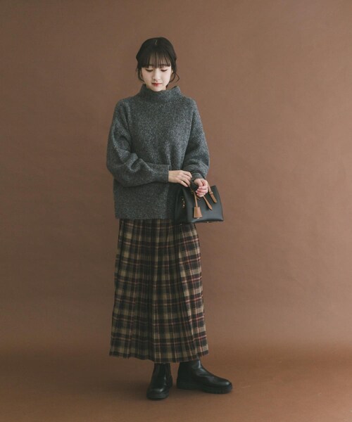 ITEMS URBANRESEARCH(アイテムズ アーバンリサーチ)の「サイドゴアブーツ(ブーツ・レディース・BLK/BRN・S/M/L)」の7枚目の写真