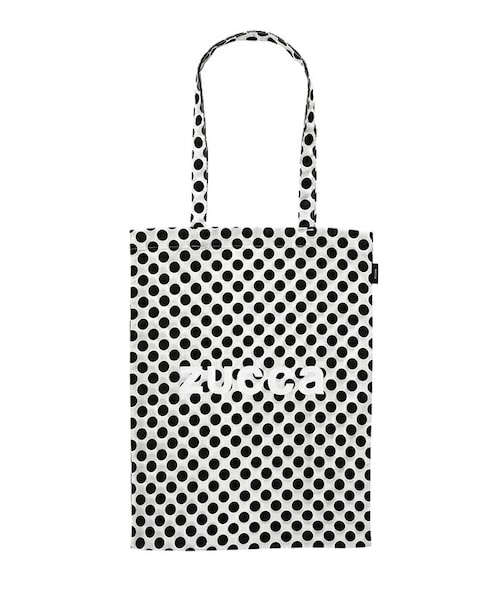 ZUCCa(ズッカ)の「LOGOトートBAG/バッグ(エコバッグ/サブバッグ・レディース・ブラック/ホワイト/ブラウン・F)」の2枚目の写真