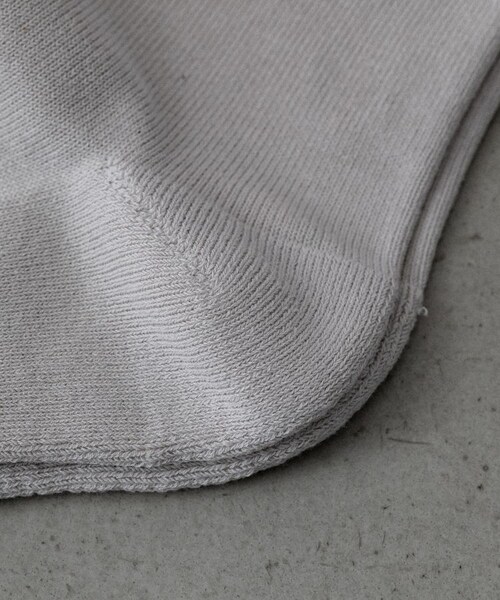 Llife(ライフ)の「Llife HI-TWISTED BASIC SOX(ソックス/靴下・メンズ・ホワイト/グレー・F)」の4枚目の写真