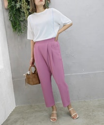 Sheson | カシュクールテーパードパンツ(スラックス)