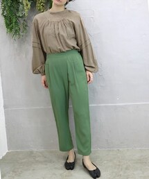 Sheson | カシュクールテーパードパンツ(スラックス)