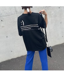 copine | バックプリント&フロントロゴビッグTシャツ(2color)(Tシャツ/カットソー)