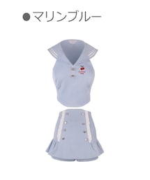 Bobon21 | バックリボンサマーセーラーSETUP-全２色-(ワンピース)