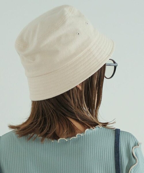 Crisp（クリスプ）の「バケットハット[c3ak3035]（ハット・レディース・ブラック/アイボリー・FREE）」の2枚目の写真