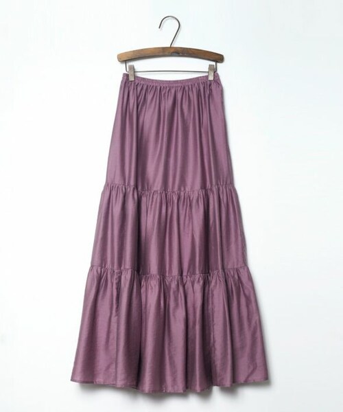 Crisp（クリスプ）の「エアリーティアードスカート[S2R302]（スカート・レディース・ブルー/パープル/イエロー・FREE）」の5枚目の写真