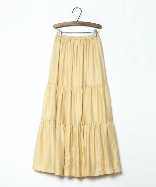 Crisp（クリスプ）の「エアリーティアードスカート[S2R302]（スカート・レディース・ブルー/パープル/イエロー・FREE）」の6枚目の写真