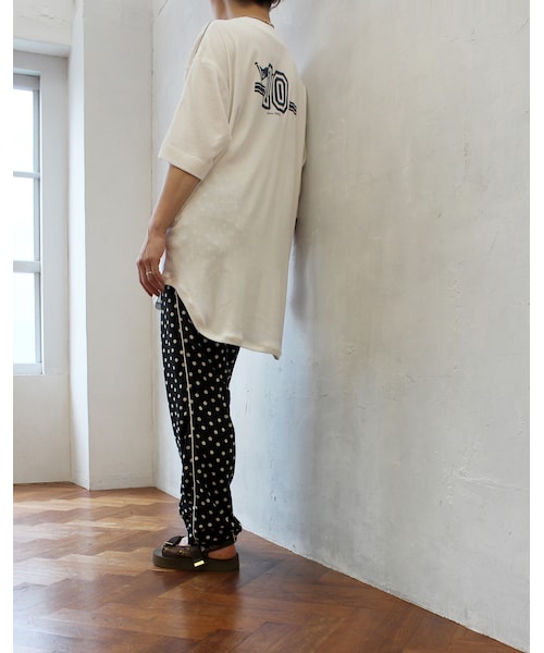 L'Ancre(アンカー)の「L'Ancre (アンカー)10メッシュTシャツ(Tシャツ/カットソー・レディース・white/black・Free)」の1枚目の写真