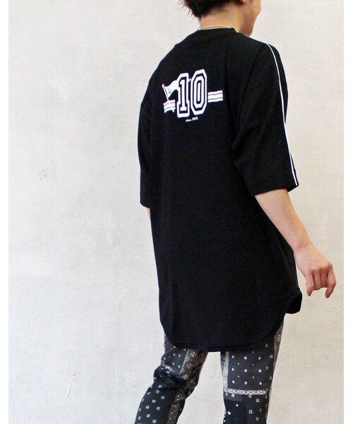 L'Ancre(アンカー)の「L'Ancre (アンカー)10メッシュTシャツ(Tシャツ/カットソー・レディース・white/black・Free)」の2枚目の写真