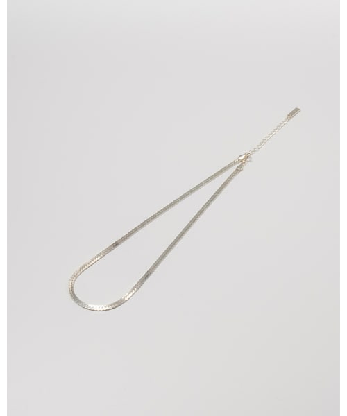 Scat(スキャット)の「"Snake" chain necklace (SILVER)(ネックレス・レディース・シルバー・チェーン全長約37cm,アジャスター約5cm)」の1枚目の写真