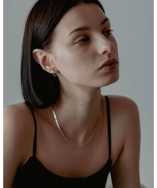 Scat(スキャット)の「"Snake" chain necklace (SILVER)(ネックレス・レディース・シルバー・チェーン全長約37cm,アジャスター約5cm)」の6枚目の写真