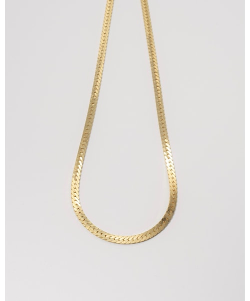 Scat（スキャット）の「"Snake" chain necklace (GOLD)（ネックレス・レディース・ゴールド・チェーン全長約37cm,アジャスター約5cm）」の3枚目の写真
