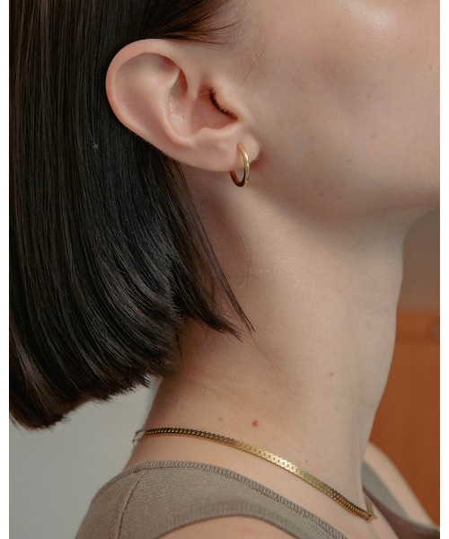 Scat（スキャット）の「"Snake" chain necklace (GOLD)（ネックレス・レディース・ゴールド・チェーン全長約37cm,アジャスター約5cm）」の7枚目の写真