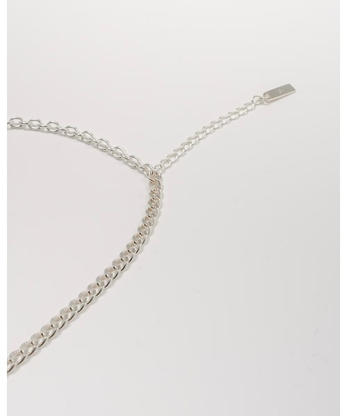 Scat(スキャット)の「"Chain" lariet necklace(ネックレス・レディース・シルバー・全長約52cm マンテルホール直径約15mm マンテル留め木約24mm)」の4枚目の写真
