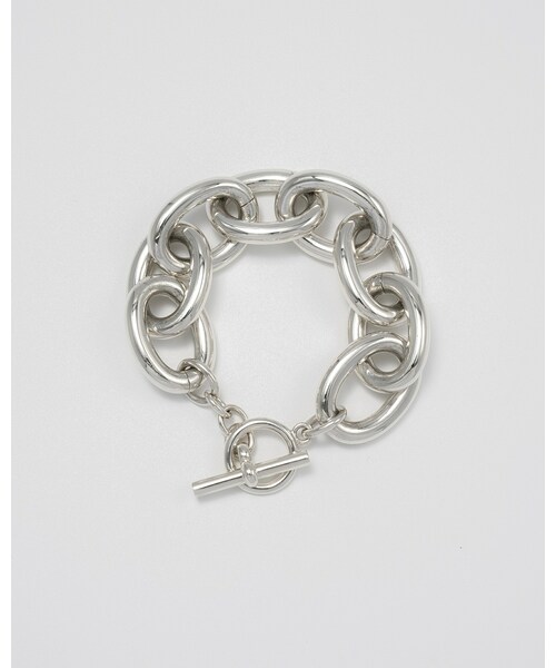 Scat（スキャット）の「"Proto" volume chain bracelet (SILVER)（ブレスレット・レディース・シルバー・S/L）」の4枚目の写真