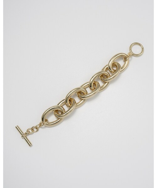 Scat（スキャット）の「"Proto" volume chain bracelet (GOLD)（ブレスレット・レディース・ゴールド・S/L）」の2枚目の写真