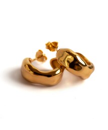 Ops. | Silver925 Hammered Arch Pierce MOLUNE-PE -モルン・ピアス-(ピアス（両耳用）)