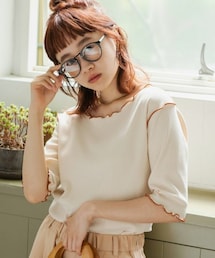 Crisp | ショートスリーブメロウTシャツ[c1ak3059](Tシャツ/カットソー)