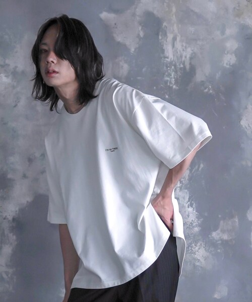 YohKi（ヨウキ）の「"Light and Shadow" logo T-shirt［WHITE］（Tシャツ/カットソー・メンズ・ホワイト・FREE）」の5枚目の写真