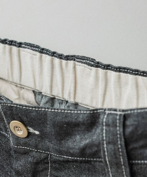 LIDNM（リドム）の「VAJIRA FATIGUE TROUSERS（デニムパンツ・メンズ・グレー・S/M/L）」の12枚目の写真