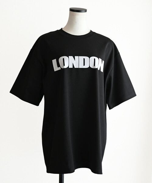 Marient（マリエント）の「LONDON TEE【ユニセックスITEM】（Tシャツ/カットソー・レディース・ホワイト/ブルー/ブラック・FREE）」の2枚目の写真