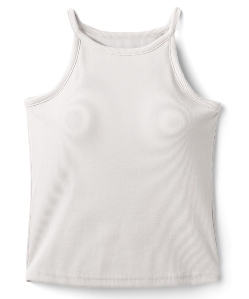 GRL（グレイル）の「カップ付きアメスリトップス（キャミソール・レディース・ブラック/オフホワイト・M）」の2枚目の写真