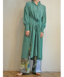 RehersalL | ビジューボリュームスリーブワンピース(ワンピース)