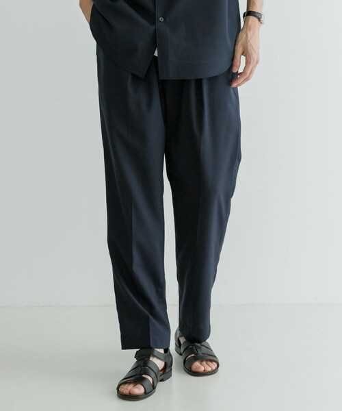 URBAN RESEARCH(アーバンリサーチ)の「TRON WOOL イージートラウザー(その他パンツ・メンズ・BLUE/NAVY/KHAKI・S/M/L)」の3枚目の写真