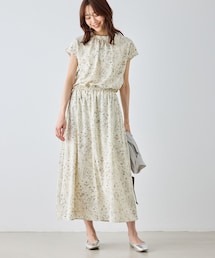 ROPE' PICNIC | 【WEB限定サイズ】小花柄＆線画アソートワンピース(ワンピース)