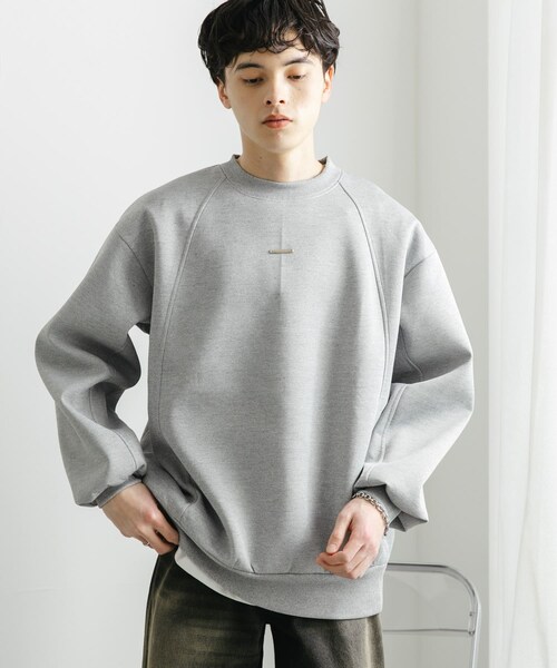 SENSE OF PLACE by URBAN RESEARCH（センスオブプレイスバイアーバンリサーチ）の「ポンチプレートキリカエスウェット（スウェット・メンズ・BLUE/BLACK/GRAY・M/L）」の14枚目の写真