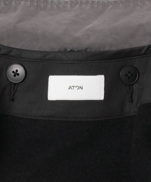 URBAN RESEARCH（アーバンリサーチ）の「ATON　PIGMENT A/W SHORT MODS（モッズコート・メンズ・SUMI・4/6）」の8枚目の写真