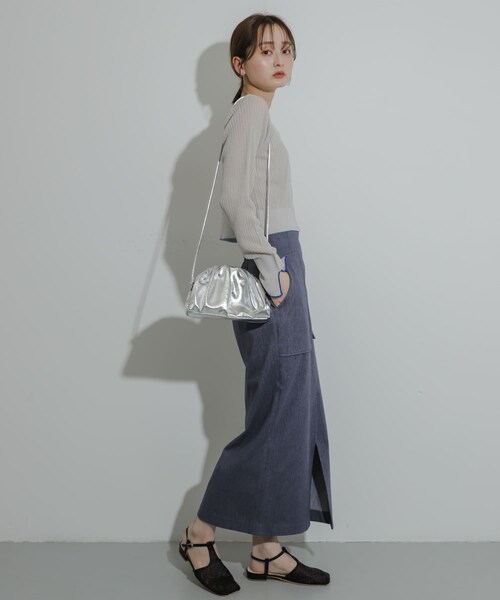 SENSE OF PLACE by URBAN RESEARCH（センスオブプレイスバイアーバンリサーチ）の「Tストラップメッシュサンダル（その他シューズ・レディース・BLACK/SILVER/GOLD・S/M/L）」の9枚目の写真