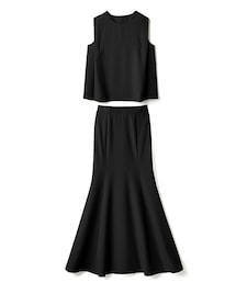GRL（グレイル）の「ノースリーブトップスXマーメイドスカートセットアップ（セットアップ・レディース）」