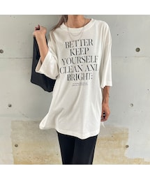 copine | オーバーサイズプリントTシャツ(2color)(Tシャツ/カットソー)