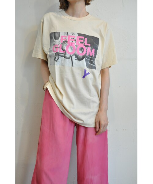 Thomas magpie（トーマスマグパイ）の「ビッグＴシャツフィールグルーム（Tシャツ/カットソー・レディース・ホワイト/ベージュ/ブラック・one）」の3枚目の写真