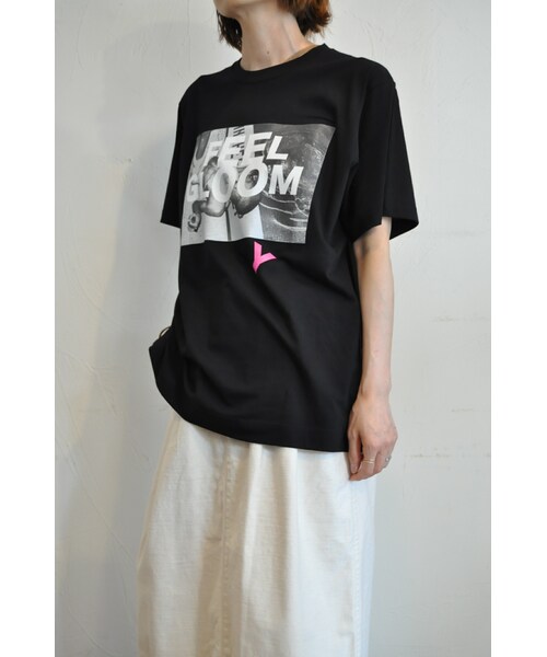 Thomas magpie（トーマスマグパイ）の「ビッグＴシャツフィールグルーム（Tシャツ/カットソー・レディース・ホワイト/ベージュ/ブラック・one）」の2枚目の写真