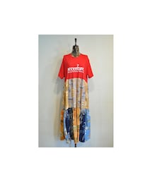 RehersalL | Ｔシャツアロハティアードワンピース(ワンピース)