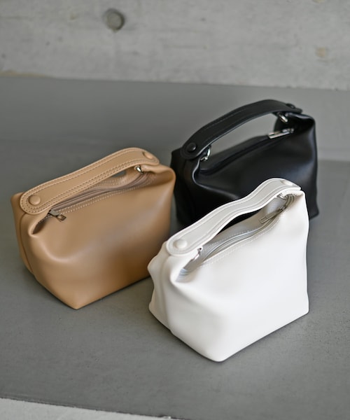 Marient（マリエント）の「One handle Bag（ハンドバッグ・レディース・ホワイト/ベージュ/ブラック・FREE）」の4枚目の写真