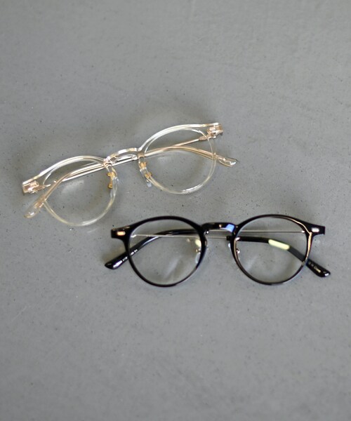 Marient（マリエント）の「Round Frame Glasses（メガネ・レディース・ホワイト/ブラック・FREE）」の3枚目の写真