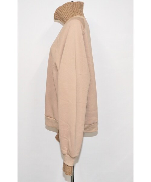A.D.G（エーディージー）の「Knit Rib Oversized Sweat PO (Light beige)（スウェット・レディース・ベージュ・FREE）」の9枚目の写真
