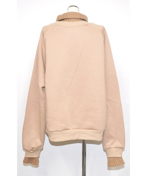 A.D.G（エーディージー）の「Knit Rib Oversized Sweat PO (Light beige)（スウェット・レディース・ベージュ・FREE）」の10枚目の写真